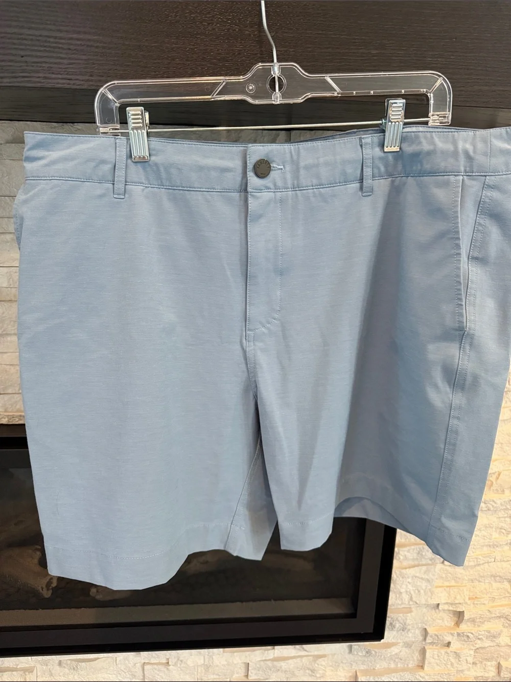 Faherty all day Men's Light Blue Performance Shorts size 38
